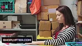 Innocent Naiomi Mae Bent Over Backroom