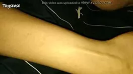 split dildo grips tight petite pussy with toys and stretching