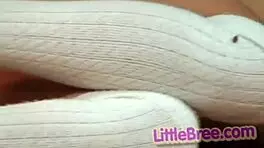 Horny Colombian Solo Rubs Small Pussy