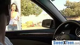 Bratty Teen with Perfect Body Sneaks for Boyfriend Sex