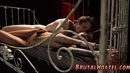 Playing With Her Shaved Muff Makes The Babe Hungry For A Rough Blowjob.