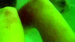 Intense Lesbian Teens Munching in Bath