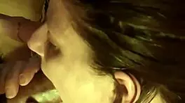 She says, 'Watch my slow blowjob on this big cock ending in a facial.'