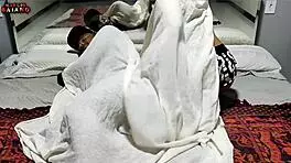 Friend poses as wife, hard cock, fucks her doggy.