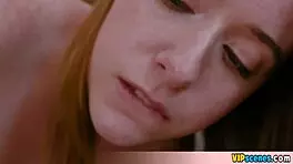 Wow, can cute teen redhead Alice resist peeking into bro's bedroom?