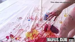 Raw Sexy Artists Body Paint Fuck with Melissa Moore