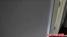 Caught stepsister showering! 😏