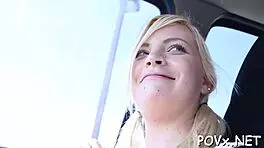 glamorous bitch opens mouth for blowjob in rough couple sex