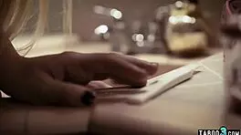 Milf Stepmom Helps Teen Stepdaughter Feel Happy with Gentle Care