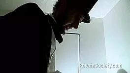 Old Pervert Boss Bends Young Babe Over Doggystyle