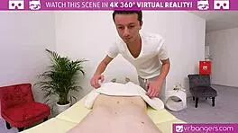 Hey, Anna Swix gets banged on the massage table with a hot blowjob 😏