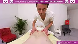 Hey, Anna Swix gets banged on the massage table with a hot blowjob 😏