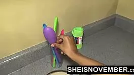 Young 18+ Busty Slut Sheisnovember Fucks Plumber In Pov Doggystyle After Wet Pussy Fingering. She Sucks His Big Black Cock In Intense Blowjob Closeup.