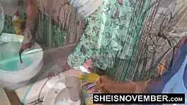 Young 18+ Busty Slut Sheisnovember Fucks Plumber In Pov Doggystyle After Wet Pussy Fingering. She Sucks His Big Black Cock In Intense Blowjob Closeup.