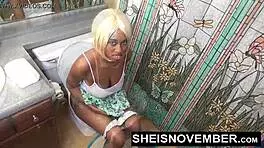 Young 18+ Busty Slut Sheisnovember Fucks Plumber In Pov Doggystyle After Wet Pussy Fingering. She Sucks His Big Black Cock In Intense Blowjob Closeup.