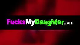 practice gone wild with my stepdad... ugh, i messed up but he’s teaching me deepthroat and riding skills daily