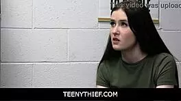 teenythief athena heart favors dirty guard with petite body