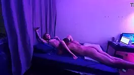 Mr. K and Dracas sharing an intimate moment together.