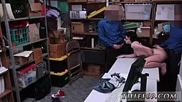 I see the fake cop blonde in the car and the sexy police officer, the suspect was...