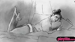 hey cutie, wanna see my brunette wife flaunt her sexy body?