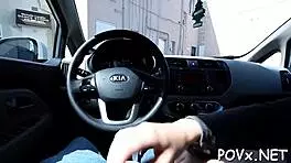 Sexy young teens fucking and sucking cock in POV videos.