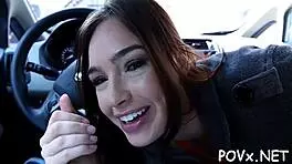 Sexy young teens fucking and sucking cock in POV videos.