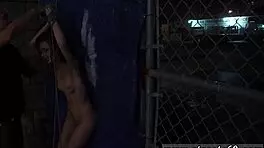 Teen Anya Olsen Engages In Rough Outdoor Public Hookup For Pizza