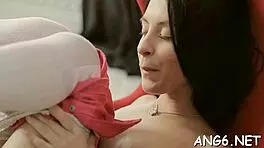 stud drives playgirl wild with intense licking session