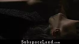 Perfect Slave Gets Cock In Throat During Bondage Masturbation