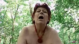 Curvy Redhead Granny Seduces Young 18+ Guy for Real Amateur Action in Homemade Clip