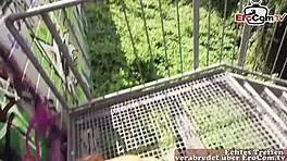 Deutsche Teen 18+ Schlampe Trifft für Outdoor POV Sex