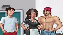 summertime saga uncensored gorgeous body in horny cartoon game