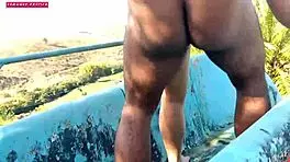 We Had Outdoor Sex, I Couldn't Resist, Stripped Bikini, Rode Boyfriend's Cock In Front Of Friend