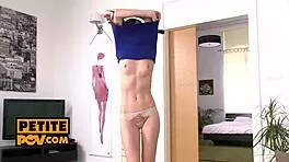 Audrey Jane Grinds Deep In Her Wet Cunt With Intense Passion