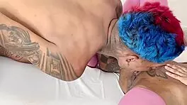 Oiled Latina Babe Craves Pussy For Young Guy!