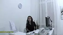 petite redhead anna de ville orders staff to make her squirt