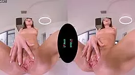 Vinna Reed's tight pussy gets pounded hard in VR!