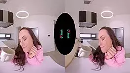 Vinna Reed's tight pussy gets pounded hard in VR!