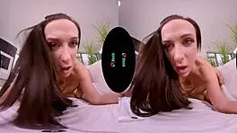 Vinna Reed's tight pussy gets pounded hard in VR!
