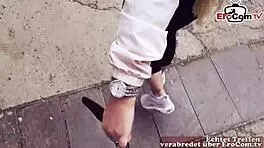 Busty Blonde Teen Picked Up In Public Bar