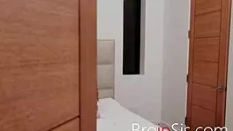 naughty stepsis scarlet skies gets a pov massage before the game, leading to some skinny petite fucking