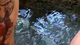 Foursome party in tub with big black cocks and blowjobs