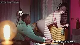 Bbc sliding between thick thighs and teasing latina curves