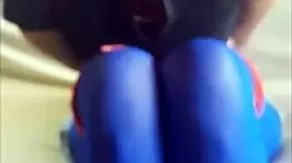 laura bound in hood and heels