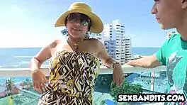 hey, this hot slutty milf grabs a young 18+ guy to bang