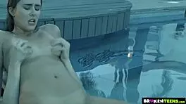 Brokenteen Anastasia Black Outdoor Hardcore Fucking