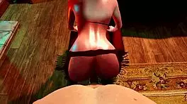 American Girl Craves Cock in Wild 3D SFM Hentai Animation!