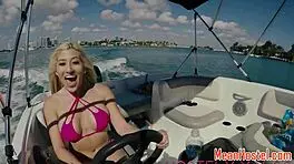 Busty Teen Punished Roughly In Garage With Ballgag And Blowjob Domination.