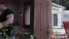 Busty College Student Lexi Luna Seduces Her Neighbor With Blowjob And Handjob!