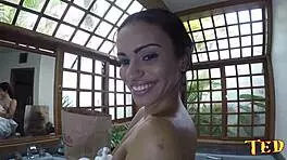 i'm alice lemes getting ready for a hard fuck with ed junior, sucking his monster cock